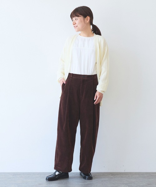 yuni（ユニ　）の「△recycled cotton チュニックブラウス（シャツ/ブラウス・レディース・ホワイト/ブラック・FREE）」の5枚目の写真