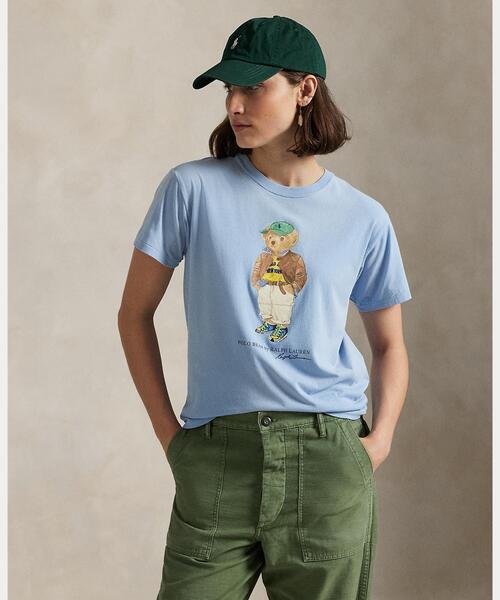 【新品】Poloベア コットン ジャージー Tシャツ ☆ タグつきデットストック Polo ベア コットン ジャージー Tシャツ（Tシャツ/カットソー