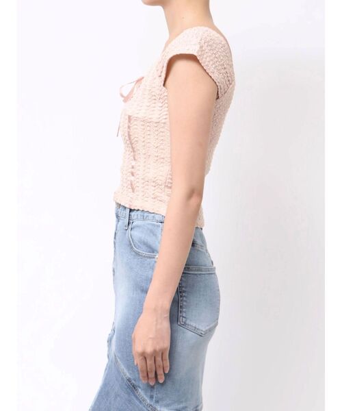 EATME（イートミー）の「バレエリボンノースリーブ（Tシャツ/カットソー・レディース・ピンク/グレー/アイボリー/ブラック・FREE）」の22枚目の写真