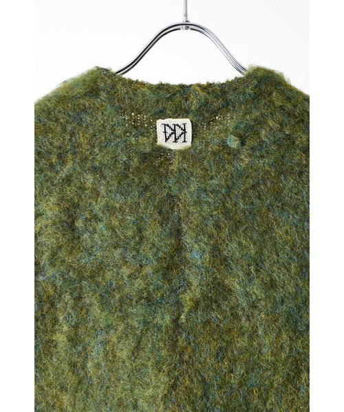 YENN（イエン）の「【 YENN / イエン 】FLUFFY VEST / フラッフィーベスト（ニット/セーター・レディース・グレー/カーキ/ライトグリーン・FREE）」の9枚目の写真