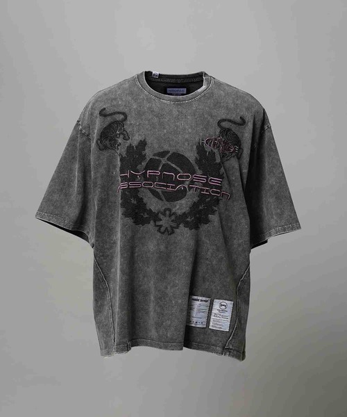MAISON SPECIAL(メゾンスペシャル)の「《UNISEX》【Hypnose Association for MAISON SPECIAL】「Tiger」Prime-Over Crew Neck T-Shirt/プライムオーバークルーネックTシャツ【MAISON SPECIAL/メゾンスペシャル】(Tシャツ/カットソー・メンズ・ブラック/ライトグレー・2/1)」の7枚目の写真