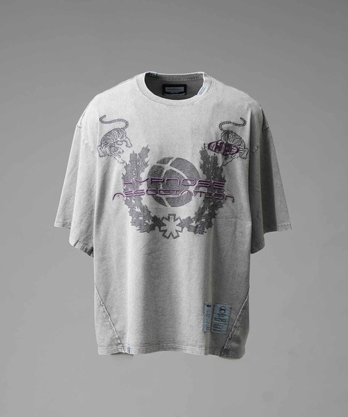 MAISON SPECIAL(メゾンスペシャル)の「《UNISEX》【Hypnose Association for MAISON SPECIAL】「Tiger」Prime-Over Crew Neck T-Shirt/プライムオーバークルーネックTシャツ【MAISON SPECIAL/メゾンスペシャル】(Tシャツ/カットソー・メンズ・ブラック/ライトグレー・2/1)」の8枚目の写真