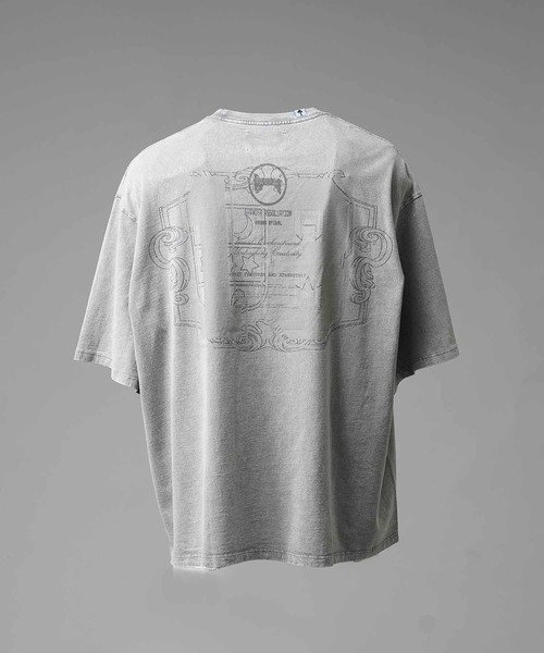 MAISON SPECIAL(メゾンスペシャル)の「《UNISEX》【Hypnose Association for MAISON SPECIAL】「Tiger」Prime-Over Crew Neck T-Shirt/プライムオーバークルーネックTシャツ【MAISON SPECIAL/メゾンスペシャル】(Tシャツ/カットソー・メンズ・ブラック/ライトグレー・2/1)」の10枚目の写真