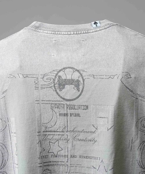 MAISON SPECIAL(メゾンスペシャル)の「《UNISEX》【Hypnose Association for MAISON SPECIAL】「Tiger」Prime-Over Crew Neck T-Shirt/プライムオーバークルーネックTシャツ【MAISON SPECIAL/メゾンスペシャル】(Tシャツ/カットソー・メンズ・ブラック/ライトグレー・2/1)」の16枚目の写真