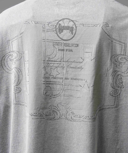 MAISON SPECIAL(メゾンスペシャル)の「《UNISEX》【Hypnose Association for MAISON SPECIAL】「Tiger」Prime-Over Crew Neck T-Shirt/プライムオーバークルーネックTシャツ【MAISON SPECIAL/メゾンスペシャル】(Tシャツ/カットソー・メンズ・ブラック/ライトグレー・2/1)」の17枚目の写真