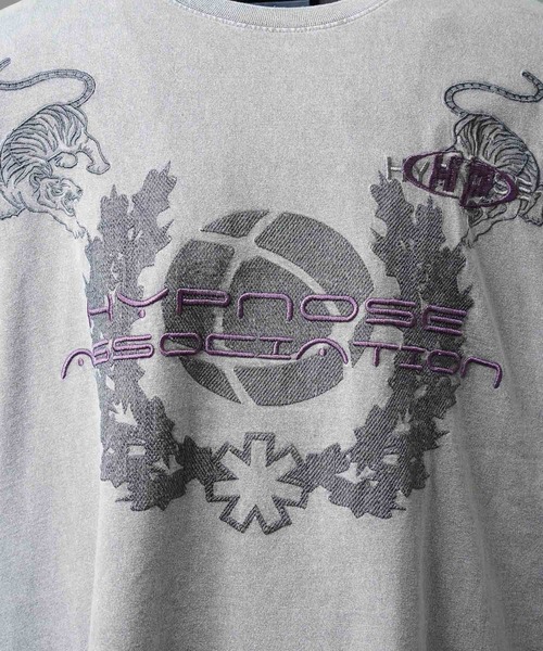 MAISON SPECIAL(メゾンスペシャル)の「《UNISEX》【Hypnose Association for MAISON SPECIAL】「Tiger」Prime-Over Crew Neck T-Shirt/プライムオーバークルーネックTシャツ【MAISON SPECIAL/メゾンスペシャル】(Tシャツ/カットソー・メンズ・ブラック/ライトグレー・2/1)」の12枚目の写真