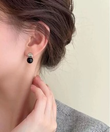 【tood.】カラーストーンピアス