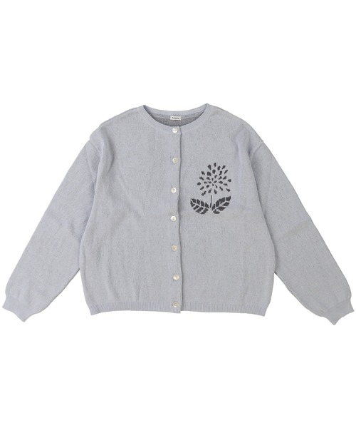 haupia（ハウピア）の「Dahlia'Swan Lake'【ニットカーディガン】（カーディガン/ボレロ・レディース・チャコールグレー/クリーム/ブラック/サックスブルー・MEDIUM）」の17枚目の写真