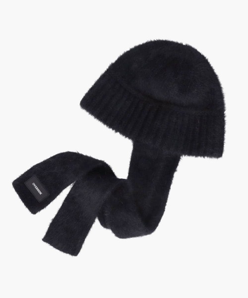 OVERRIDE(オーバーライド)の「OVERRIDE ANG SCARF CLOCHE HAT / オーバーライド(ハット・レディース・グレー/ブラック/ホワイト・57~59cm)」の2枚目の写真