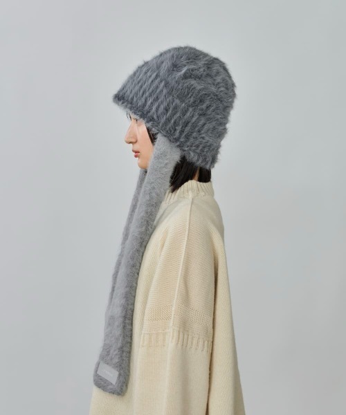 OVERRIDE(オーバーライド)の「OVERRIDE ANG SCARF CLOCHE HAT / オーバーライド(ハット・レディース・グレー/ブラック/ホワイト・57~59cm)」の16枚目の写真