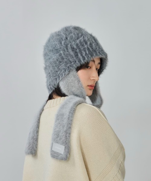 OVERRIDE(オーバーライド)の「OVERRIDE ANG SCARF CLOCHE HAT / オーバーライド(ハット・レディース・グレー/ブラック/ホワイト・57~59cm)」の19枚目の写真