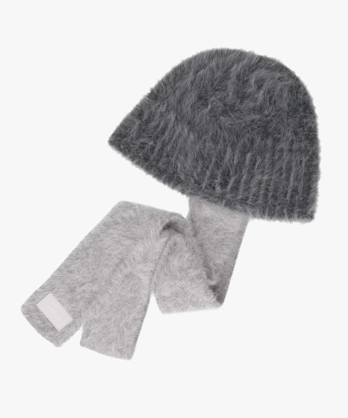 OVERRIDE(オーバーライド)の「OVERRIDE ANG SCARF CLOCHE HAT / オーバーライド(ハット・レディース・グレー/ブラック/ホワイト・57~59cm)」の20枚目の写真