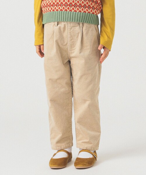B:MING by BEAMS（ビーミングバイビームス）の「らくらく コーデュロイパンツ（100～140cm）（その他パンツ・キッズ・ネイビー/ホワイト系その他5/ブラウン・140/130/120/110/100）」の2枚目の写真