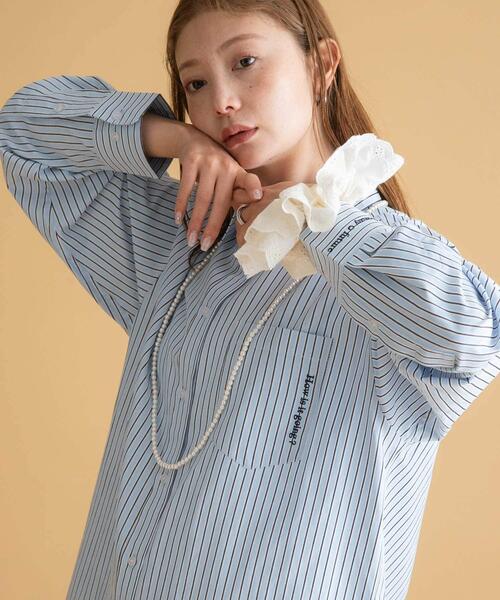 大きいサイズ✨ 自由区 エンブロイダリーブルゾン 洗える 白 人気完売品 44 URBAN RESEARCH Sonny Label（アーバンリサーチサニーレーベル