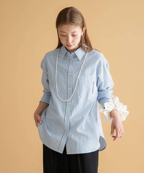 URBAN RESEARCH Sonny Label（アーバンリサーチサニーレーベル）の「エンブロイダリーストライプアソートシャツ（シャツ/ブラウス・レディース・その他2/その他1/ブルー・FREE）」の9枚目の写真