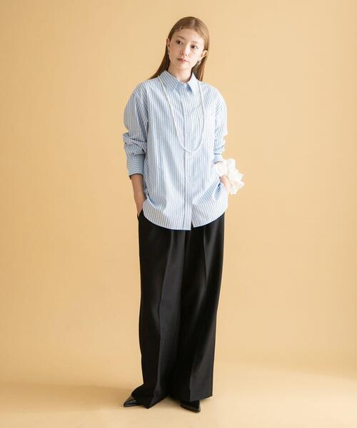 URBAN RESEARCH Sonny Label（アーバンリサーチサニーレーベル）の「エンブロイダリーストライプアソートシャツ（シャツ/ブラウス・レディース・その他2/その他1/ブルー・FREE）」の15枚目の写真