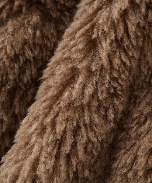 FREE'S MART（フリーズマート）の「◆ファースタンドブルゾン（ブルゾン・レディース・ベージュ/ブラウン・SMALL/MEDIUM）」の10枚目の写真