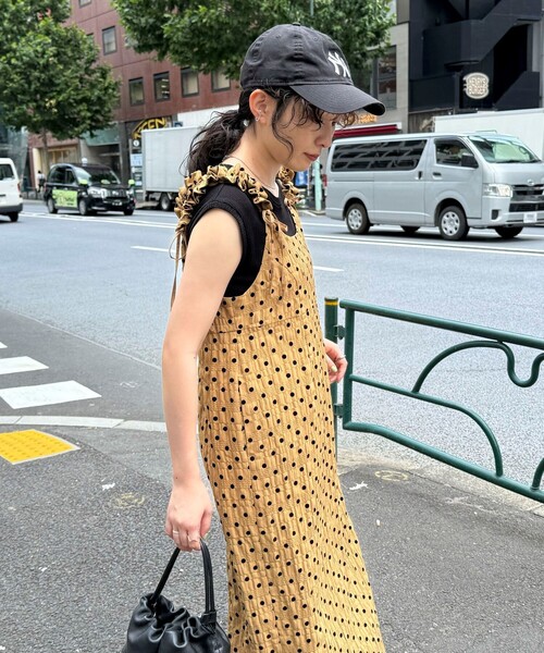 fredy emue(フレディエミュ)の「ドット3WAYワンピース(ワンピース・レディース・ベージュ系その他/ブラック系その他・38)」の3枚目の写真