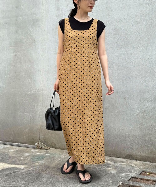 fredy emue(フレディエミュ)の「ドット3WAYワンピース(ワンピース・レディース・ベージュ系その他/ブラック系その他・38)」の12枚目の写真
