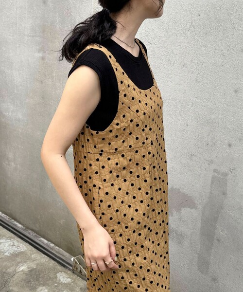 fredy emue(フレディエミュ)の「ドット3WAYワンピース(ワンピース・レディース・ベージュ系その他/ブラック系その他・38)」の14枚目の写真