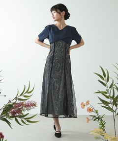 Leja コンビワンピース Leja 「Leja」 コンビワンピース MEDIUM ブルー レディース