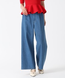 31 Sons de mode | 2025秋冬新作 バックレースアップワイドデニムパンツ(デニムパンツ)