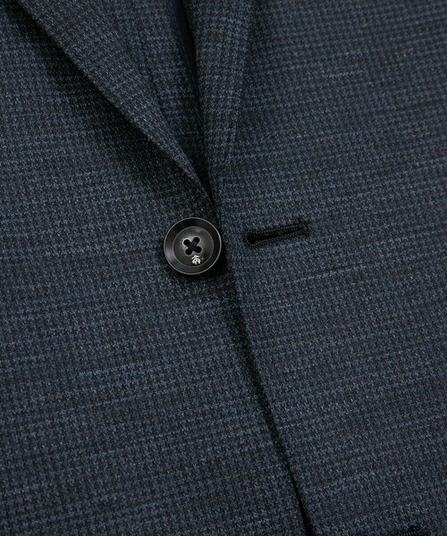 BROOKS BROTHERS（ブルックスブラザーズ）の「ウール　ニット　ハウンドトゥース　段返り３釦サックジャケット　Slim（テーラードジャケット・メンズ・ネイビー/グレー・LARGE/MEDIUM/SMALL/X-LARGE）」の11枚目の写真