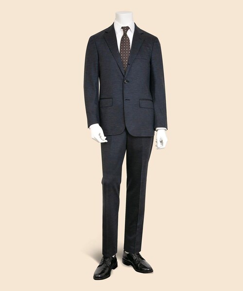 BROOKS BROTHERS（ブルックスブラザーズ）の「ウール　ニット　ハウンドトゥース　段返り３釦サックジャケット　Slim（テーラードジャケット・メンズ・ネイビー/グレー・LARGE/MEDIUM/SMALL/X-LARGE）」の14枚目の写真