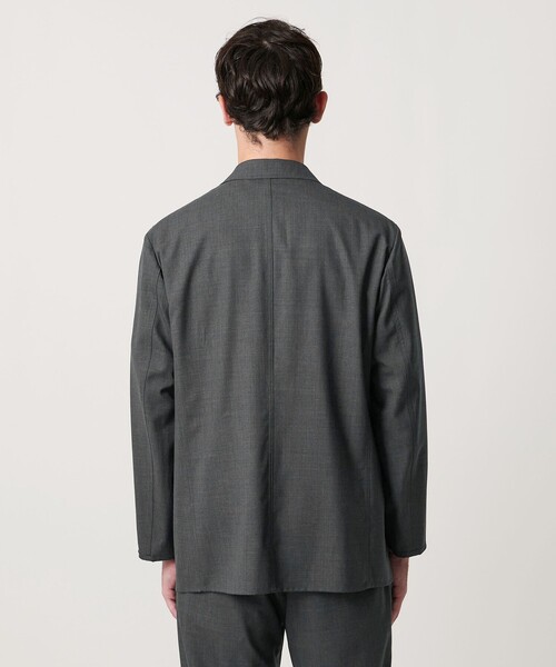 【ほぼ未使用】BY UNITED ARROWS 2ボタンジャケット ダークグレー ワンフォーティ オーディナリー シングル 2ボタン ジャケット
