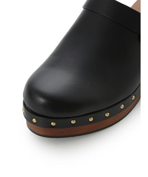 Mila Owen（ミラオーウェン）の「ベルト付きサボサンダル（サンダル・レディース・キャメル/ブラック・36/37/38）」の9枚目の写真