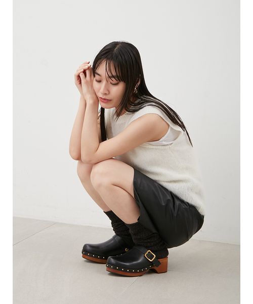 【未使用品】Mila Owenサンダル ベルト付きサボサンダル（サンダル）｜Mila Owen（ミラ
