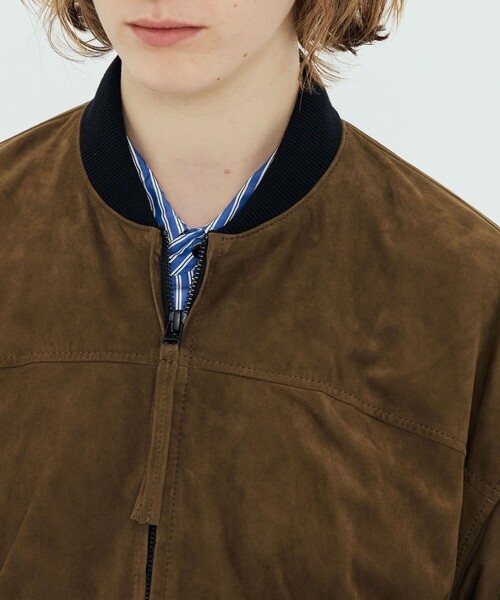 METISスエード ジップアップブルゾン（その他アウター）｜TOMORROWLAND