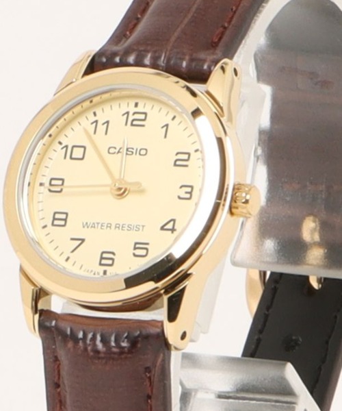 CASIO(カシオ)の「CASIO カシオ/ クォーツ べーシック アナログ レザーバンド 日常生活防水 ラウンドフェイス 腕時計 /// LTPレザーシリーズ(アナログ腕時計・メンズ・ゴールド/ホワイト/ブラック・FREE)」の9枚目の写真