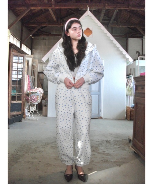 セール】Embroidery sweat pants/刺繍スウェットパンツ（スウェット