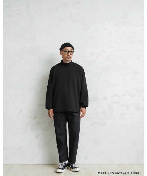 MILITARY(ミリタリー)の「実物 新品 デッドストック 米軍 MOCK TURTLENECK 長袖 アンダーシャツ(Tシャツ/カットソー・メンズ・ブラック・XX-LARGE)」の6枚目の写真