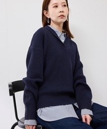 プルオーバー スキッパー」に該当するニット/セーター