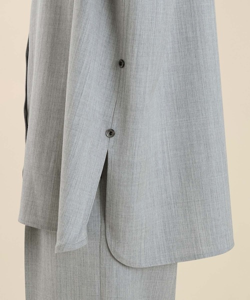 marmors（マルモア）の「【marmors】arrangement shirt〈セットアップ対応〉（シャツ/ブラウス・レディース・ベージュ/ライトグレー/グレー・36）」の20枚目の写真