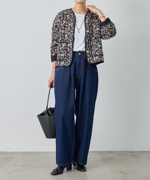 BEARDSLEY（ビアズリー）の「《FRIPIER》バギータックデニム（デニムパンツ・レディース・インディゴブルー・2/1/0）」の14枚目の写真