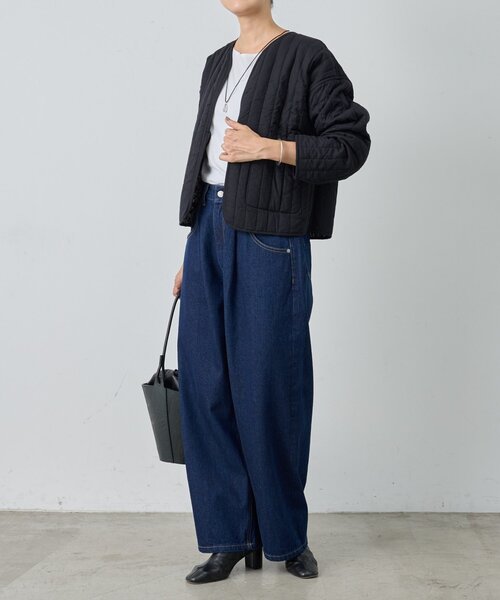 BEARDSLEY（ビアズリー）の「《FRIPIER》バギータックデニム（デニムパンツ・レディース・インディゴブルー・2/1/0）」の15枚目の写真