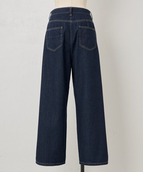 BEARDSLEY（ビアズリー）の「《FRIPIER》バギータックデニム（デニムパンツ・レディース・インディゴブルー・2/1/0）」の21枚目の写真