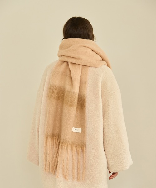 【新品未使用】ollun bicolor volume muffler volume mix color muffler/ボリュームミックスカラーマフラー