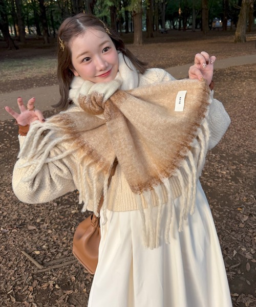 volume mix color muffler/ボリュームミックスカラーマフラー