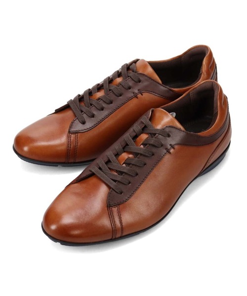 MODELLO（モデロ）の「【抗菌消臭機能】靴内環境を快適にし、さまざまなシーンに合わせやすい ドレスレザースニーカー DM6923（スニーカー・メンズ・ブラック/ブラウン系その他/ホワイト・25cm/25.5cm/26cm/26.5cm/27cm/24.5cm）」の3枚目の写真