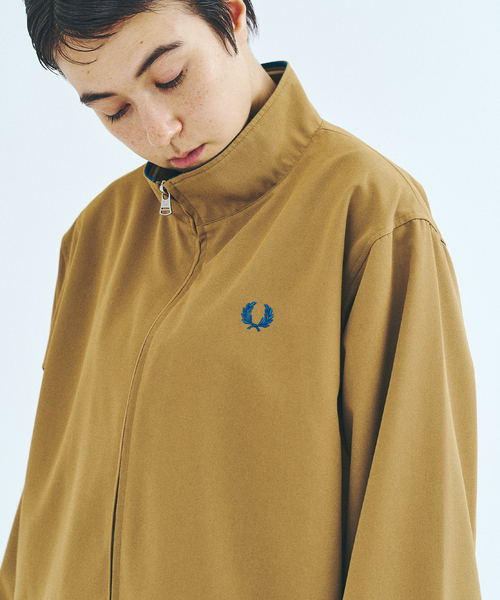 FRED PERRY(フレッドペリー)の「FRED PERRY / フレッドペリー417別注 Brentham Jacket ブレンサムジャケット(その他アウター・メンズ・ブラック/ベージュ・LARGE/MEDIUM/SMALL)」の14枚目の写真