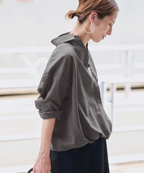 FRAMeWORK シアートロドロストレギュラーシャツ FRAMeWORK｜シアートロドロストレギュラーシャツ | Rakuten Fashion