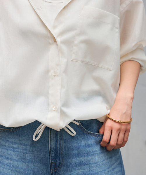 FRAMeWORK シアートロドロストレギュラーシャツ シアートロドロストレギュラーシャツ（シャツ／ブラウス）｜FRAMeWORK