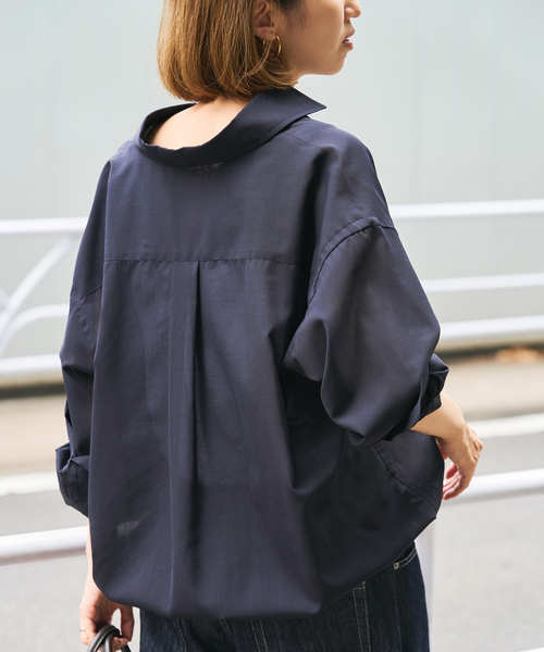 フレームワーク　シアートロドロストレギュラーシャツ　グレー　新品タグ付き シアートロドロストレギュラーシャツ（シャツ／ブラウス