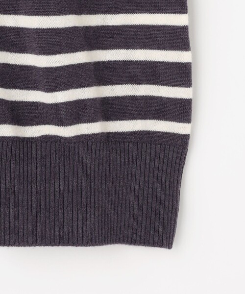 J.PRESS(ジェイプレス)の「SOFT TOUCH WOOL ボーダー ニット(ニット/セーター・レディース・ネイビー系1/ベージュ系1/グレー系1・T15/T13)」の17枚目の写真