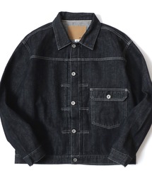 HOUSTON（ヒューストン）の「HOUSTON/ヒューストン Type1 Denim Jacket T-Back/オーバーサイズ デニムジャケット/Gジャン/レディース メンズ（デニムジャケット）」