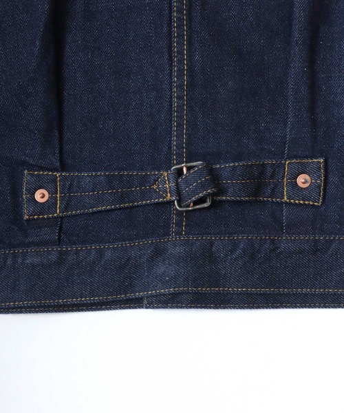 HOUSTON/ヒューストン Type1 Denim Jacket T-Back/オーバーサイズ デニムジャケット/Gジャン/レディース メンズ